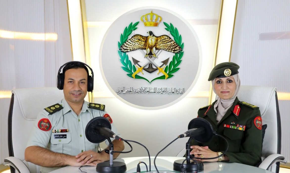 العقيد المهندسة أروى الحمايدة ضيفة برنامج الجيش عطاء وبناء اليوم