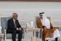 رئيس المالديف يعزّي أمير قطر بوفاة الأمير الوالد خلال استقباله في قصر لوسيل